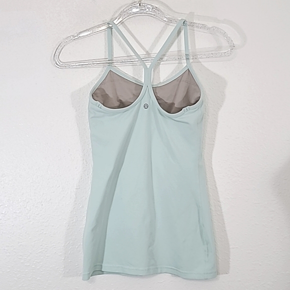 LULULEMON Light Green Strappy Tank, size 4 - Picture 3 of 6